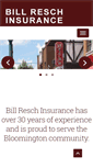 Mobile Screenshot of billreschinsurance.com